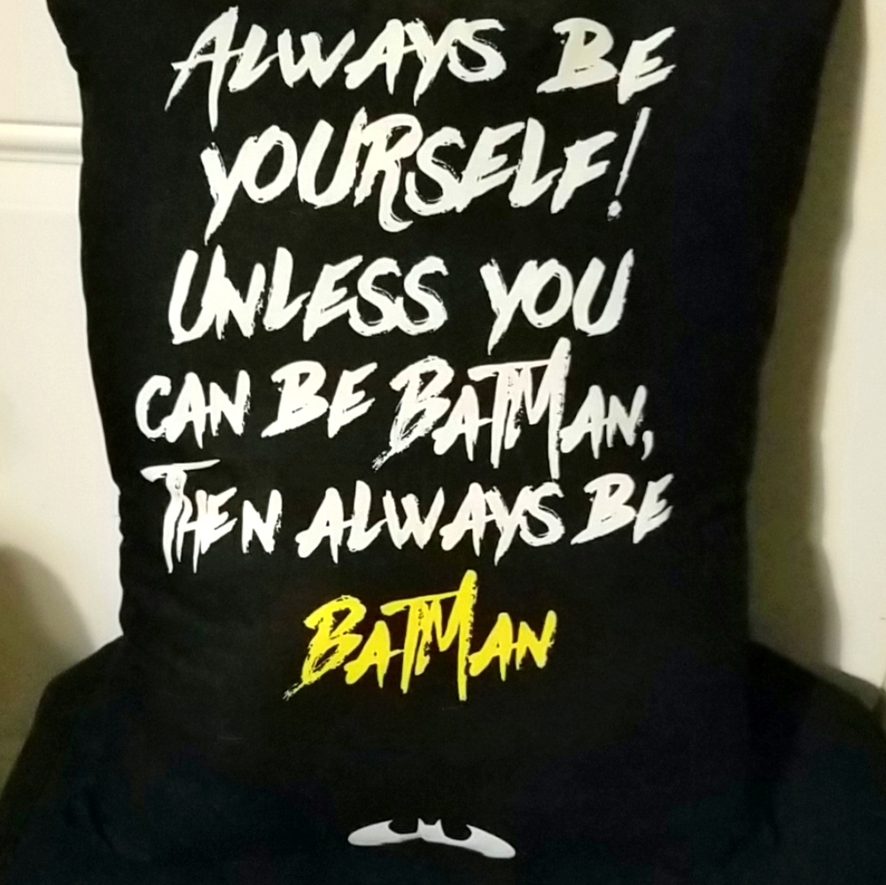 Handmade Batman pillow